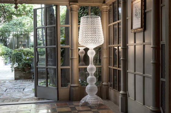 Kabuki Outdoor Cristallo | Lampade piantana | Kartell