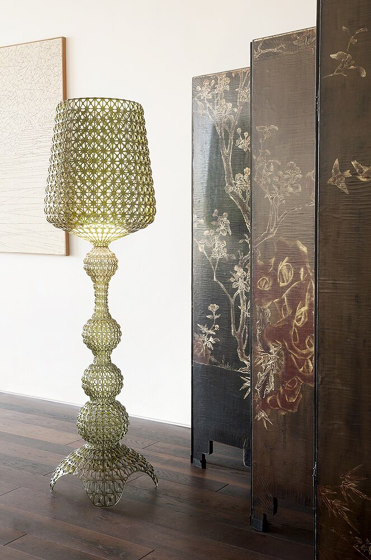 Kabuki Indoor Azzurro | Lampade piantana | Kartell