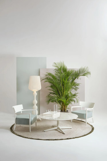 Kabuki Indoor Bianco | Lampade piantana | Kartell