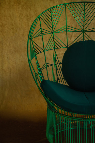 Peacock Lounge Chair - Pad and Pillow | Seat cushions | Bend Goods
