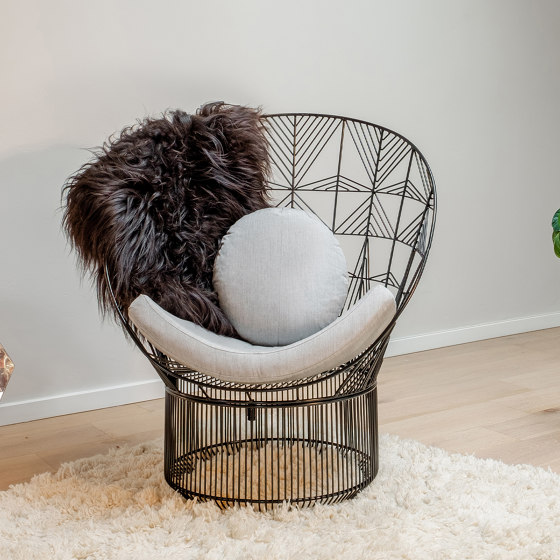 Peacock Lounge Chair - Pad and Pillow | Cuscini sedute | Bend Goods