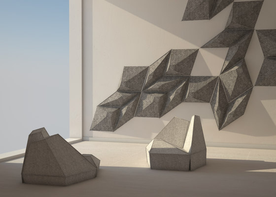 Les Angles - Organic Geometry | Elementos asientos modulares | Smarin