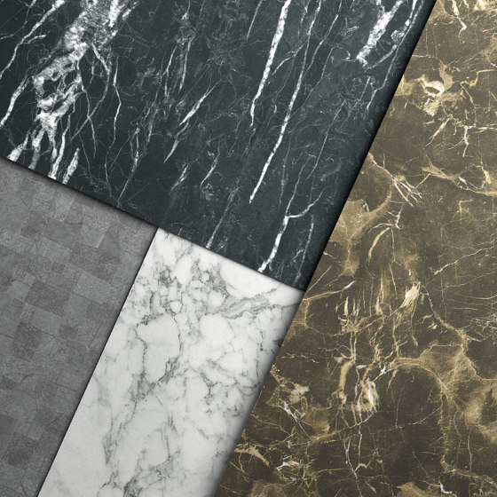 Carrara Marble | Wood panels | Pfleiderer