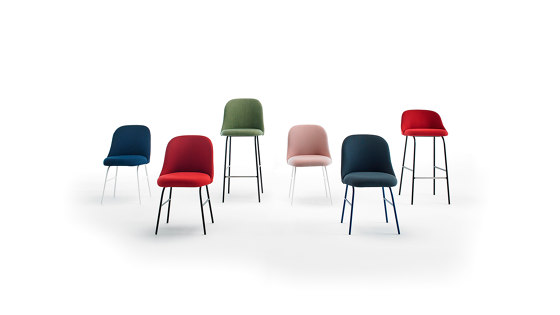 Aleta chair - four metal legs base | Stühle | viccarbe