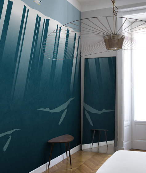 Below The Sea Face | Wall coverings / wallpapers | LONDONART