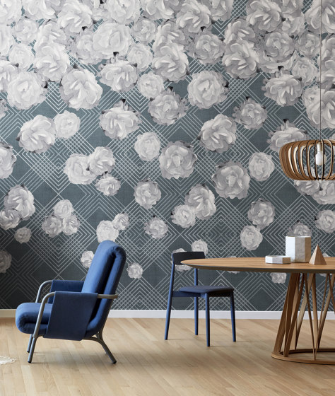 Flower Fall | Wall coverings / wallpapers | LONDONART