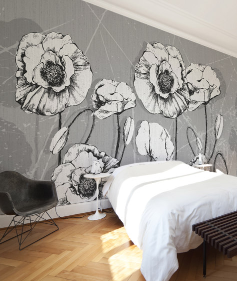 Facing Flowers | Wall coverings / wallpapers | LONDONART