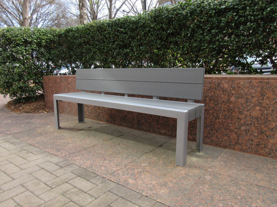 MLB1050B-W Backless Bench | Benches | Maglin Site Furniture