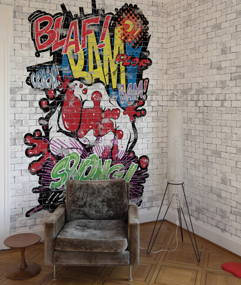 Bam Sock | Wall coverings / wallpapers | LONDONART