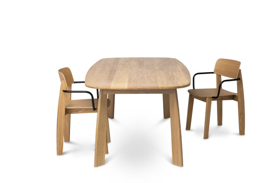 Stone rectangular table solid oak | Tavoli pranzo | Quodes