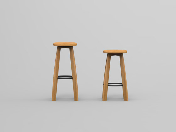 Stone barstool 78 cm high | Bar stools | Quodes