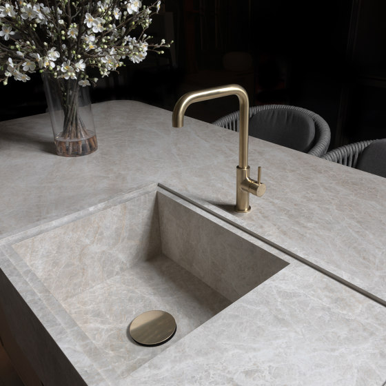 M-Line | Countertop Shelf Sand Grey | Pannelli legno | BAGNODESIGN