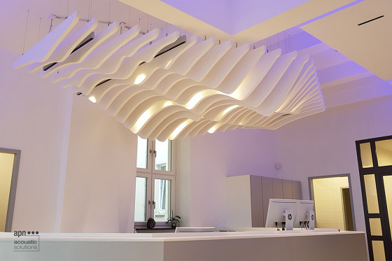 APN Lamella Free A | Illuminated ceiling systems | apn acoustic solutions
