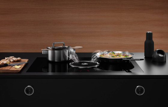 BHU | Hyper glass ceramic cooktop with integrated cooktop extractor | Hobs | BORA