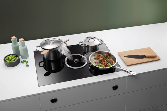 BHU | Table de cuisson vitrocéramique à radiants Hyper avec dispositif aspirant | Tables de cuisson | BORA