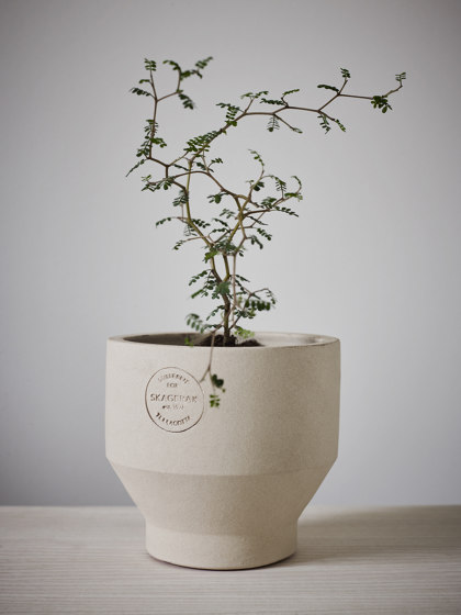 Edge Pot Ø18 in glazed terracotta for indoor use |  | Skagerak