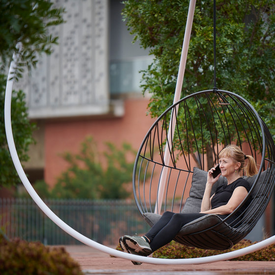 Bubble Hanging Chair Swing Seat - Sun Pattern | Columpios | Studio Stirling