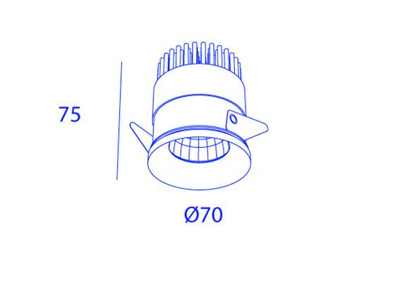 EDGELINE UP 2X QR111 ≤ 50W | Lampade plafoniere | Orbit