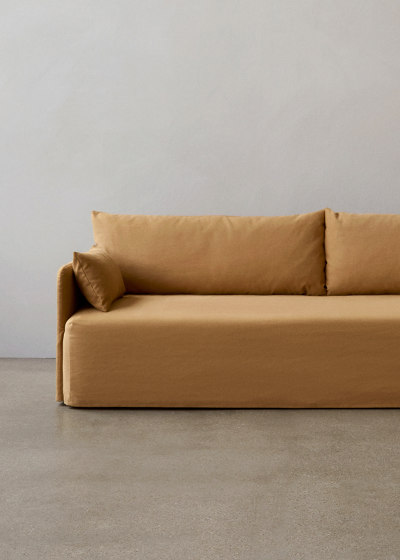 Offset Sofa, 2. Seater w. Loose Cover | Cotlin, Wheat | Sofas | Audo Copenhagen