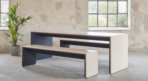 Campus Table & Benches | Bancos | Glimakra of Sweden AB
