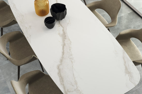 Larsen MDi Super Blanco-Gris Honed Poliert | Mineralwerkstoff Platten | INALCO
