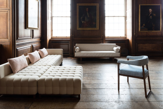 Uley Modular Sofa - Ottoman | Pufs | Harris & Harris