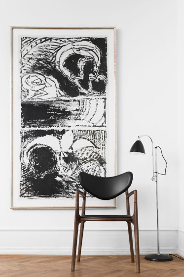 Salon Chair - Oak / Black | Sillas | Ro Collection