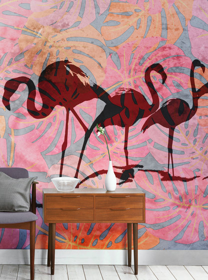 Wild flamingos | Revêtements muraux / papiers peint | WallPepper/ Group