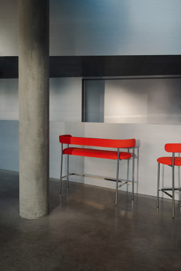 Font regular dining chair | red orange | Sillas | møbel copenhagen