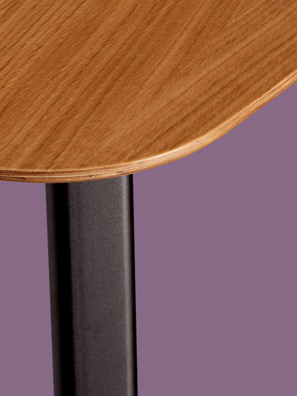 Tisch LTS System mit Holzbeinen | Stehtische | ENEA