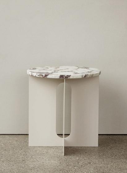 Androgyne Side Tabletop | Calacatta Viola Marble | Beistelltische | Audo Copenhagen