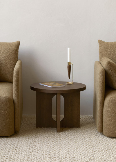 Androgyn Dining Table, Ø150, Dark Stained Oak | Mesas comedor | Audo Copenhagen