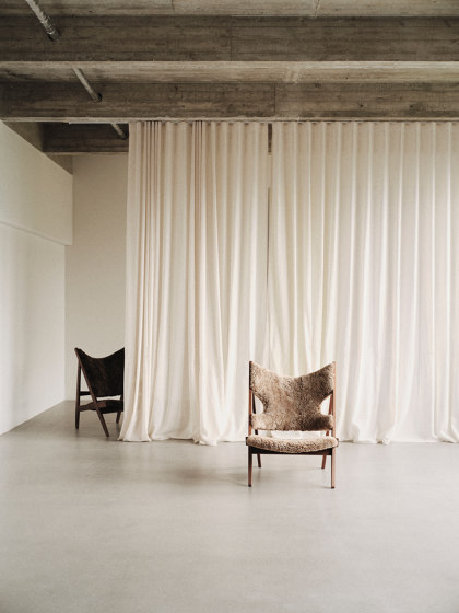 Knitting Lounge Chair, Sheepskin, Natural Oak | Natur | Sillones | Audo Copenhagen