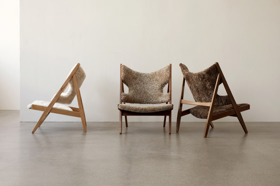 Knittin Lounge Chair, Walnut | Dakar 0842 | Armchairs | Audo Copenhagen