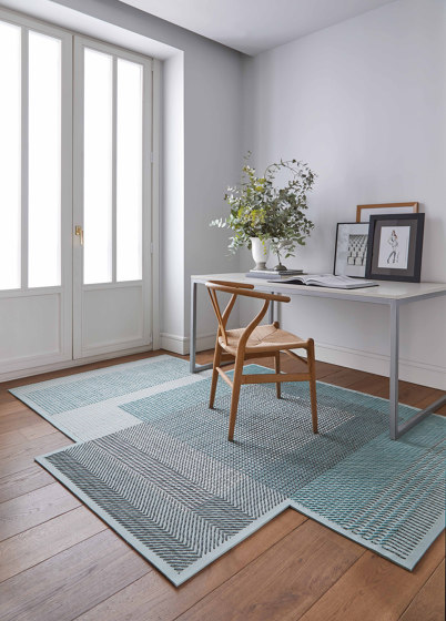 Canevas Geo Rug Coral | Tappeti / Tappeti design | GAN