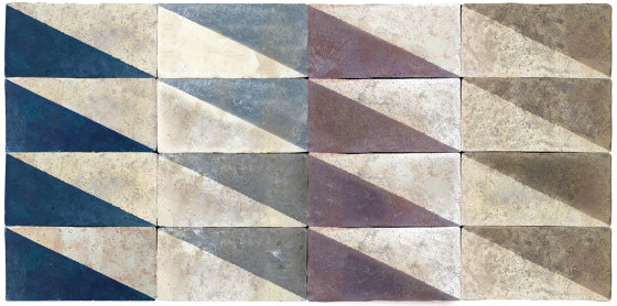 Estro Lab | Forme 01 | Rumbles | Ceramic tiles | Cotto Etrusco