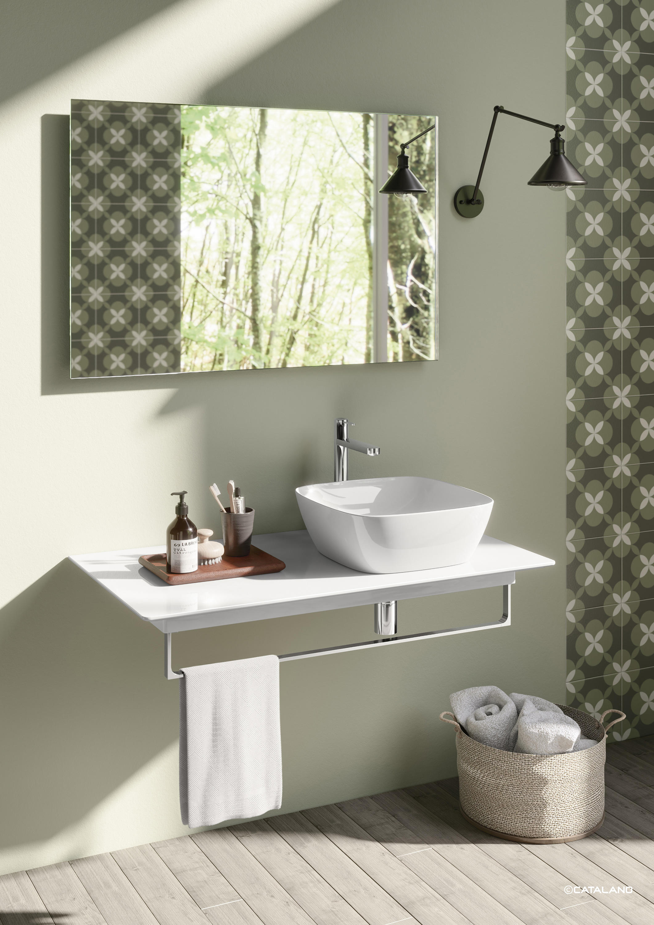 Green range: countertop washbasins - Ceramica Catalano