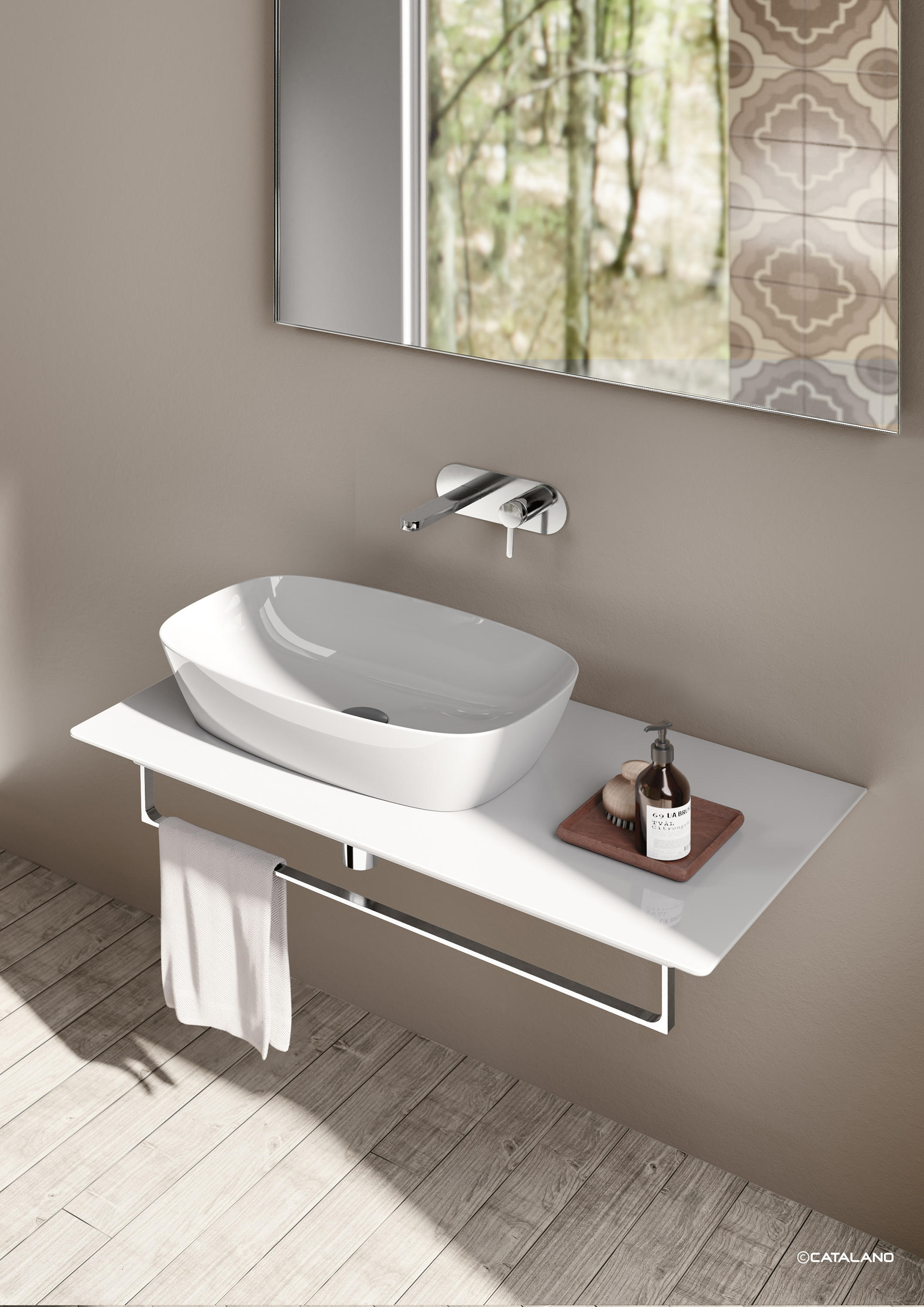 Green range: countertop washbasins - Ceramica Catalano