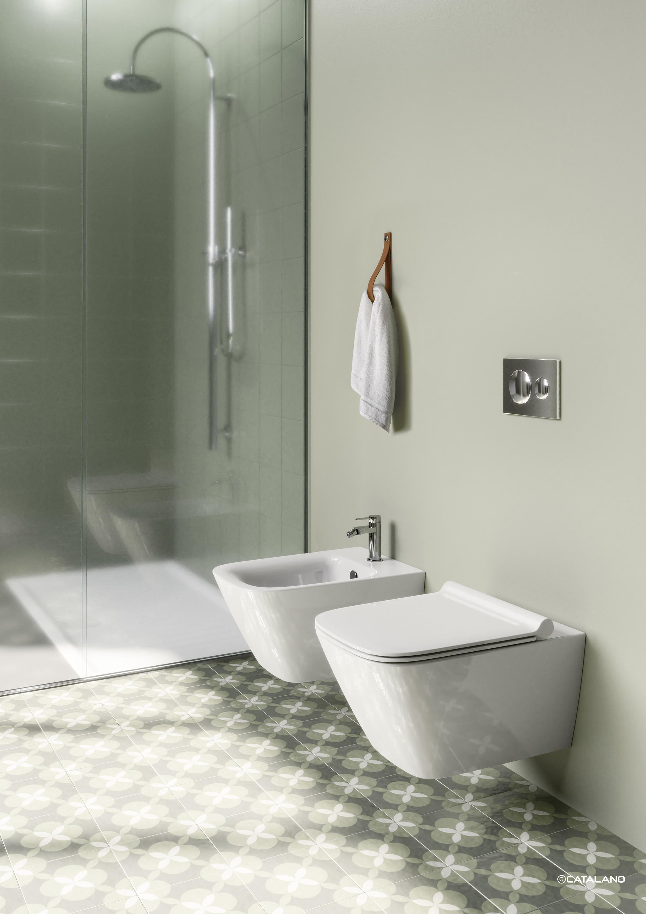 Wall-hung washbasins - Ceramica Catalano