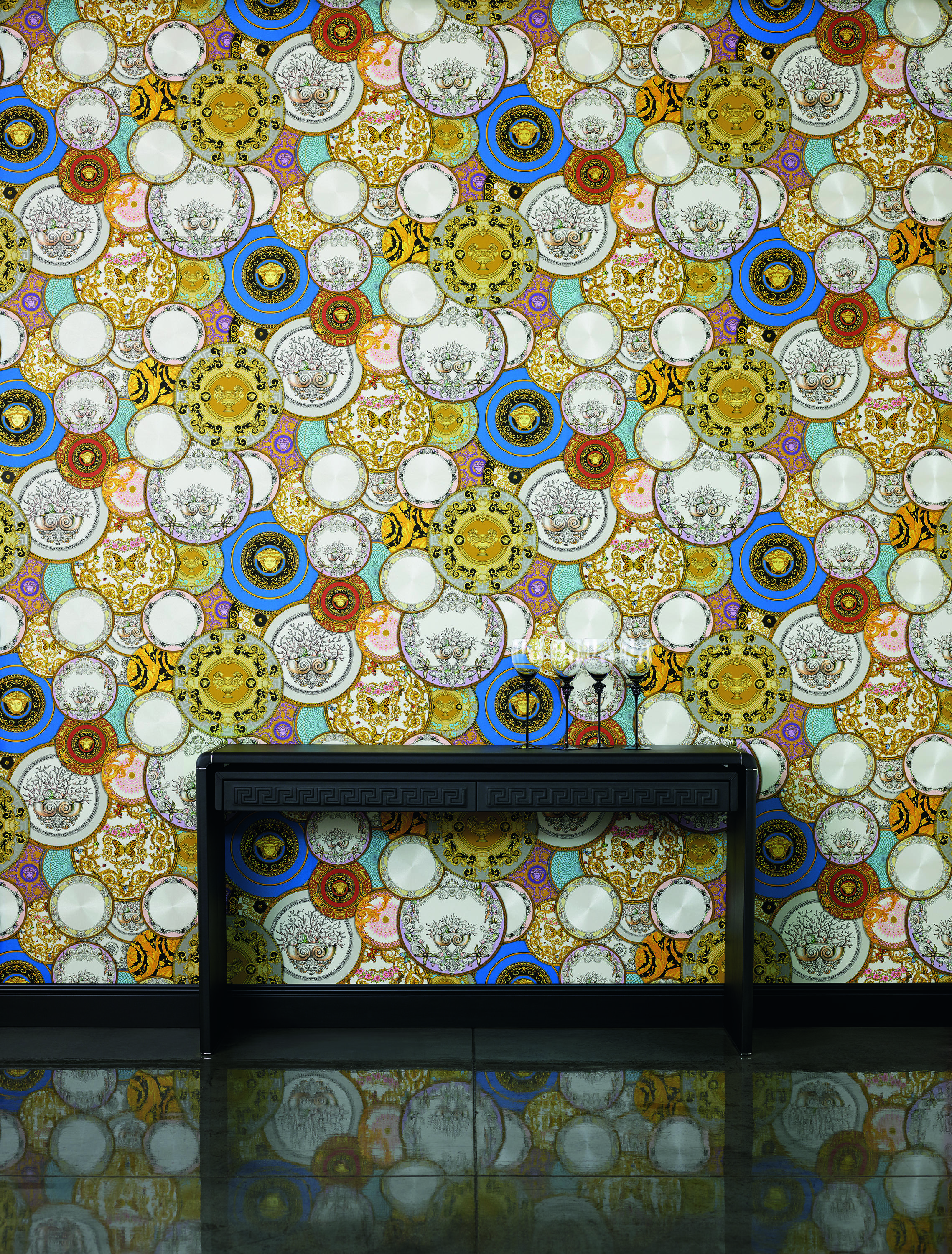 VERSACE V Motif wallpaper By Architects Paper