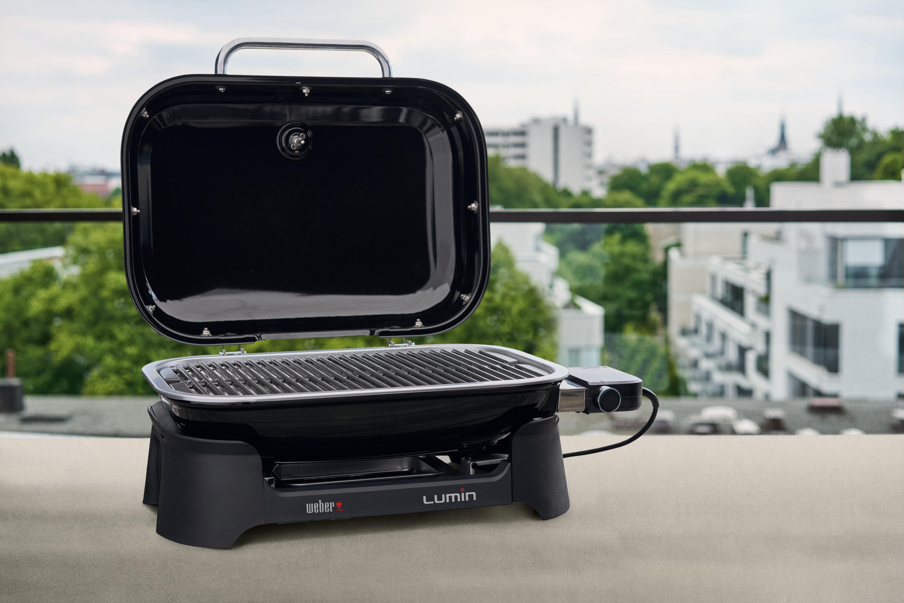 Compact Electric Grills  Black Lumin Compact Electric Grill