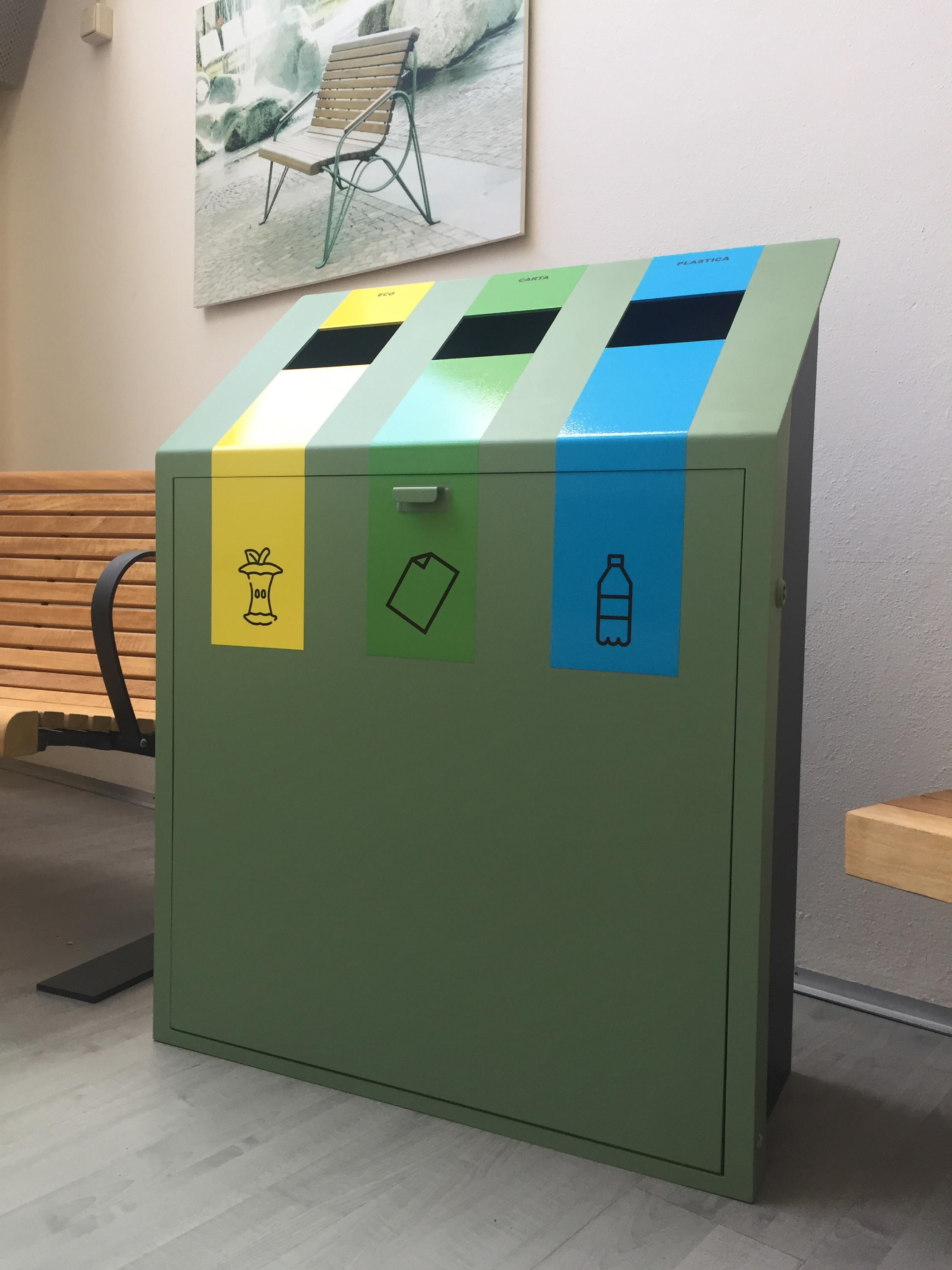 Waste sorting bins - Mobilier urbain, Univers & Cité