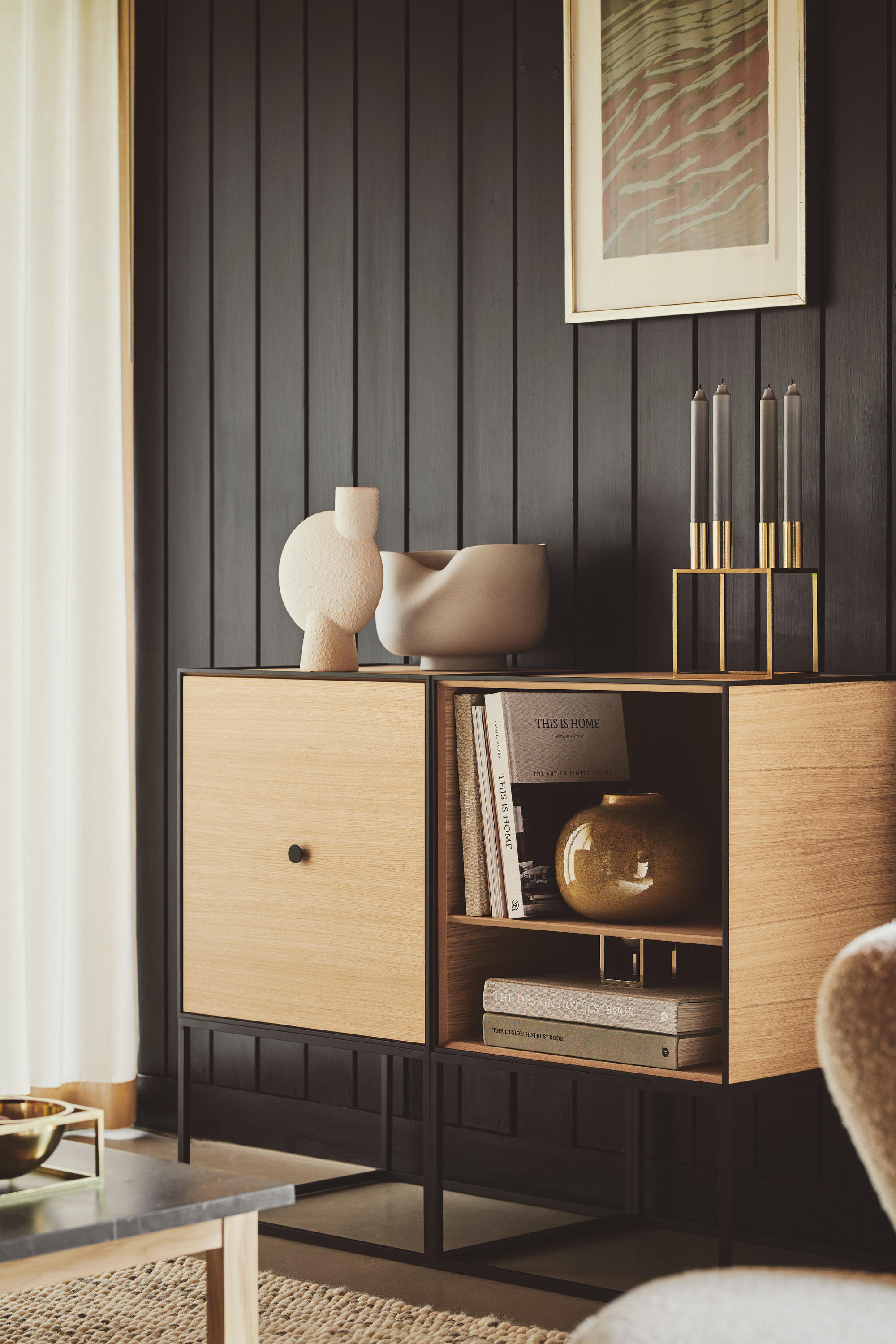 Frame 35 Sideboard With 2 Drawers, Dark Grey Architonic