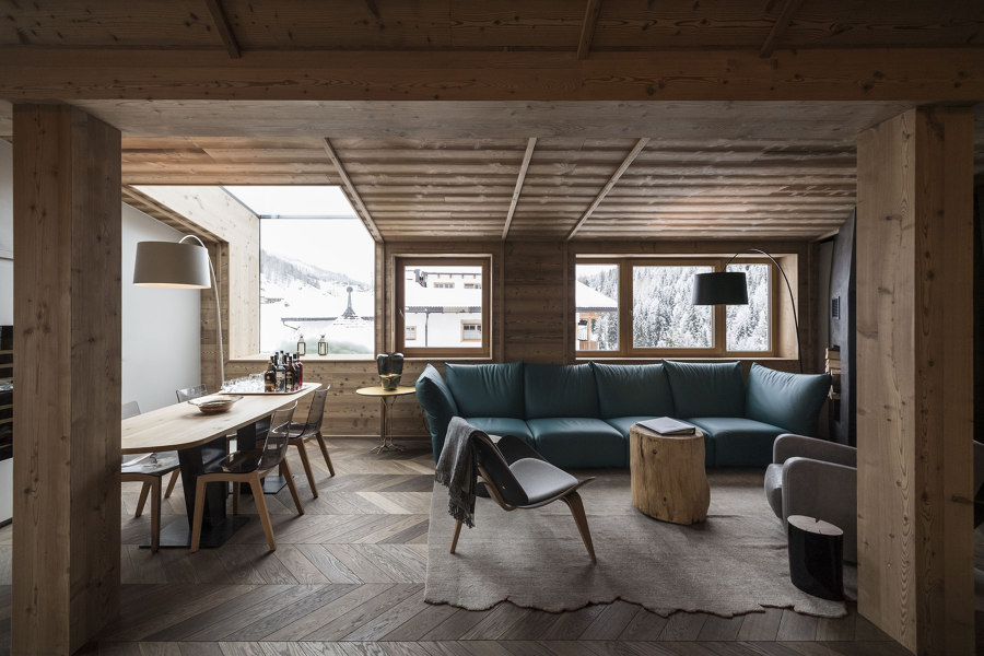 Rosa Alpina Penthouse von Vudafieri-Saverino Partners | Hotel-Interieurs