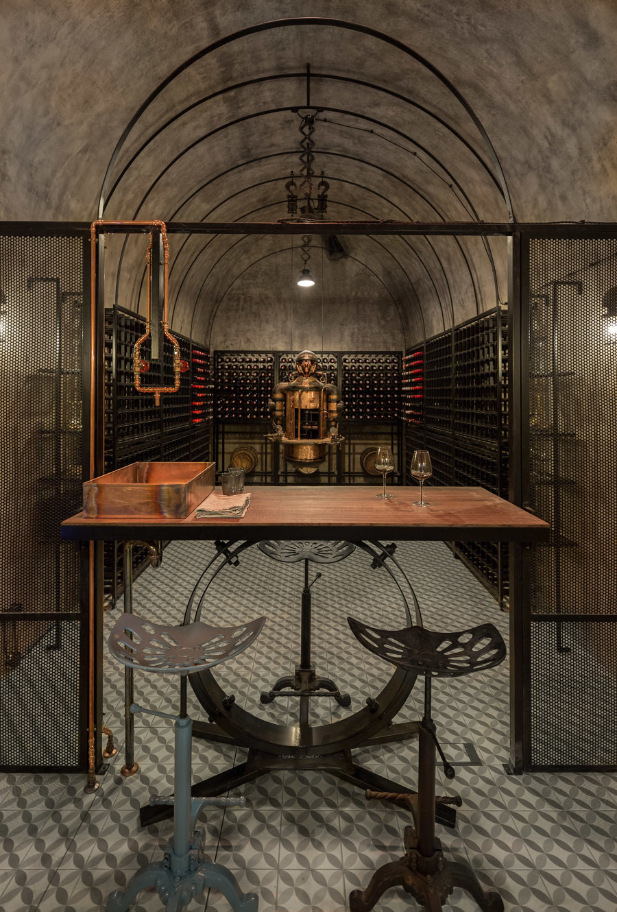 Private Wine Cellar by Dizaino Virtuve | Shop interiors