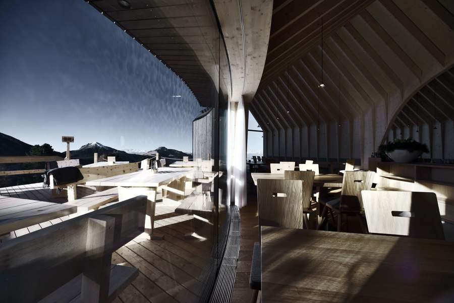 Oberholz Mountain Hut de Peter Pichler Architecture | Restaurantes