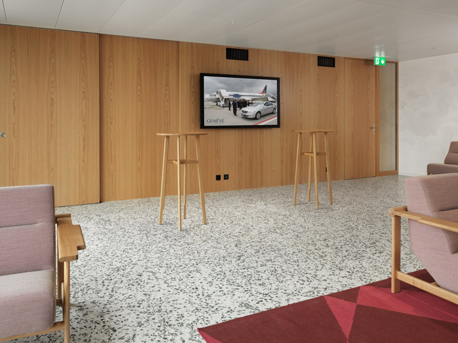 VIP pavilion for Geneva Airport | Club interiors | Frédéric Dedelley