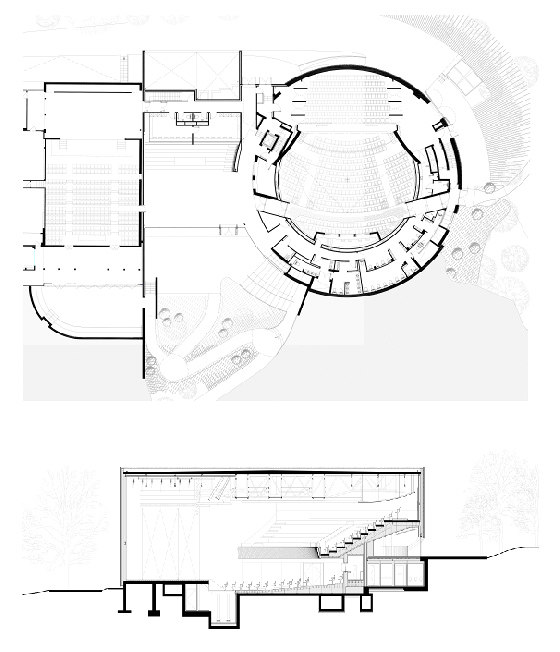 G.W. Annenberg Performing Arts Centre de Studio Seilern Architects | Halles de concert