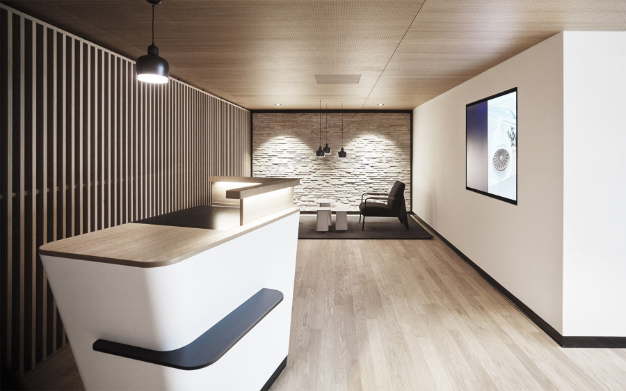 Swiss First Class Lounge Terminal A di greutmann bolzern designstudio | Clubs - Interni