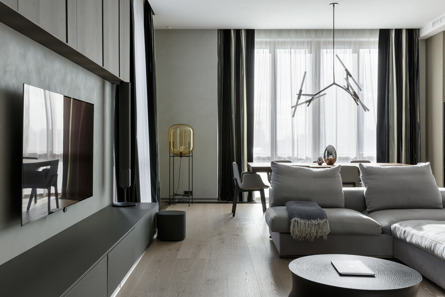 Flat in Saint Petersburg by HEUT Architects | Living space